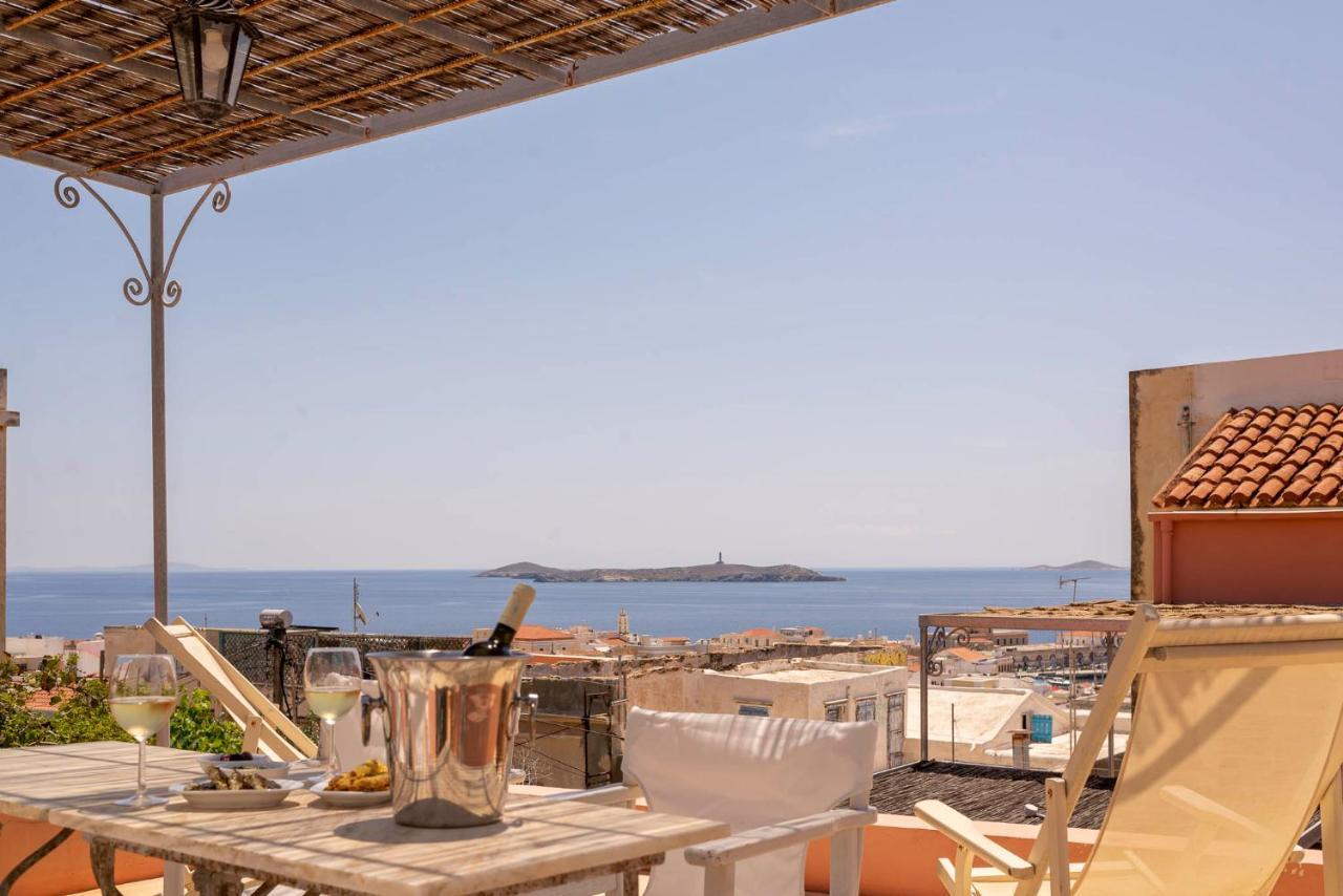 Villa Maria-Syros 埃尔莫波利斯 外观 照片